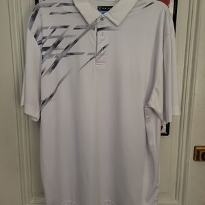 PGA Tour Men's Polo with Gray Accents